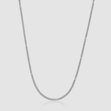 Load image into Gallery viewer, Curb Chain (White Gold) 2mm
