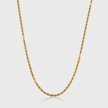 Load image into Gallery viewer, Rope Chain (Gold) 3mm
