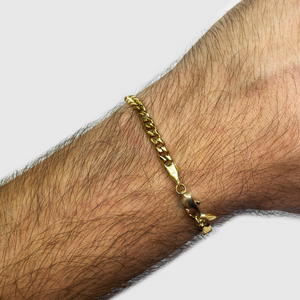 Cuban Bracelet (Gold) 4mm