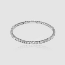 Load image into Gallery viewer, Iced Tennis Bracelet (White Gold) 3mm
