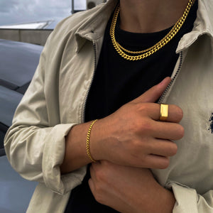 Cuban Bracelet (Gold) 4mm