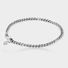Load image into Gallery viewer, Cuban Bracelet (White Gold) 4mm
