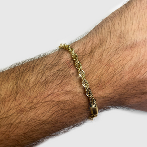 Rope Bracelet (Gold) 5mm