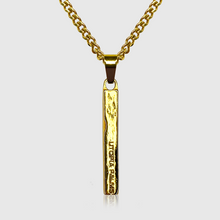 Load image into Gallery viewer, Cracked Bar Pendant (Gold)

