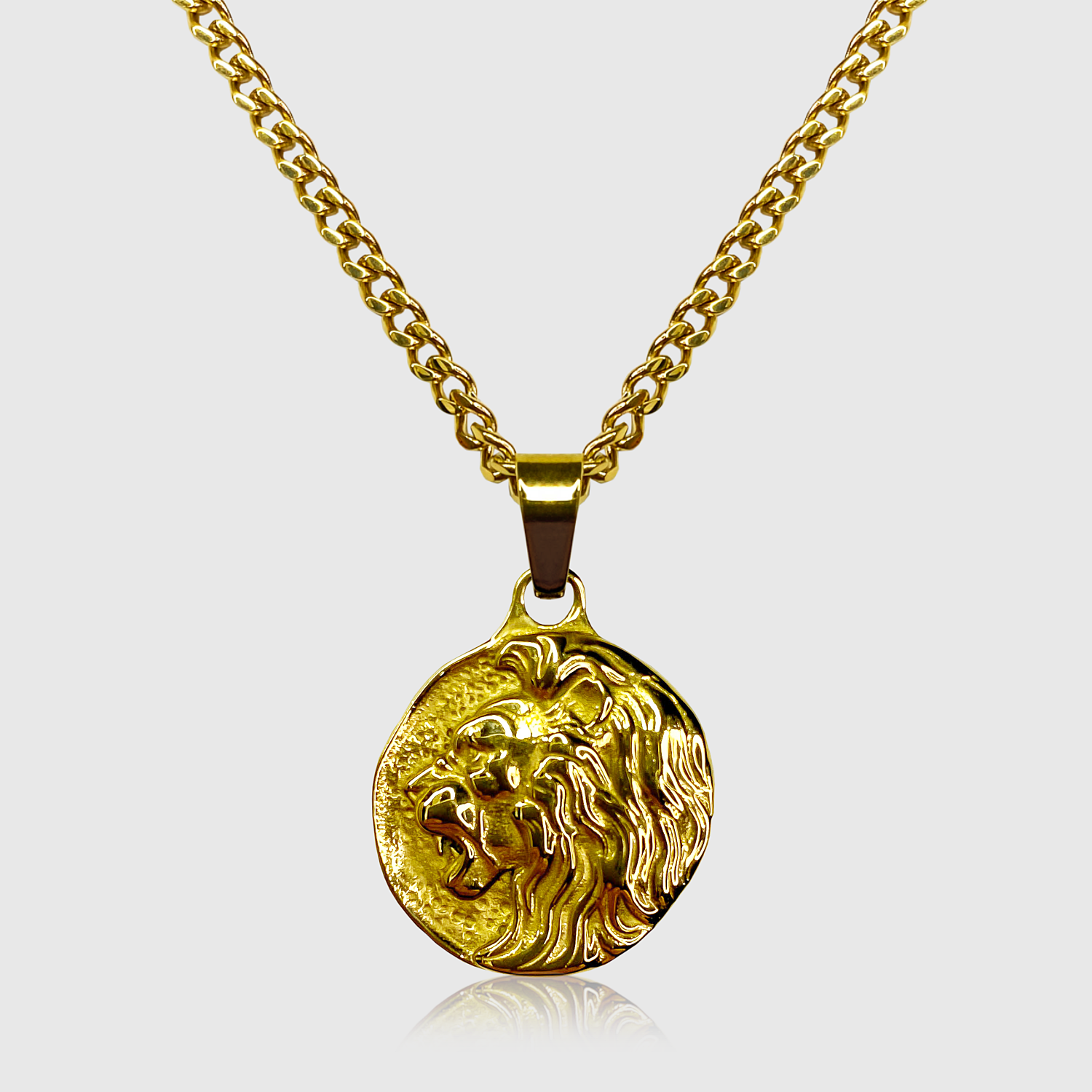 Lion Pendant (Gold)