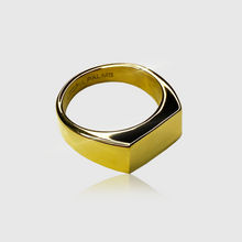Load image into Gallery viewer, Rectangle Signet Ring (Gold)
