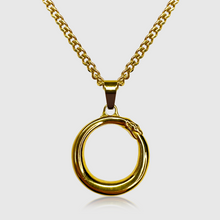 Load image into Gallery viewer, Infinity Snake Pendant (Gold)
