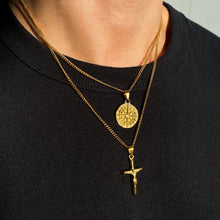 Load image into Gallery viewer, Compass x Crucifix Set (Gold)
