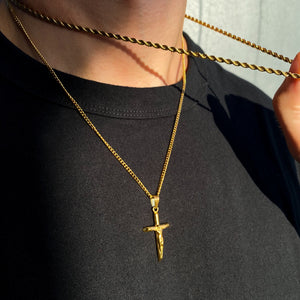 Crucifix Set (Gold)