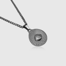 Load image into Gallery viewer, Evil Eye Pendant (White Gold)
