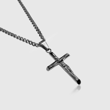 Load image into Gallery viewer, Crucifix Pendant (White Gold)
