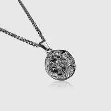 Load image into Gallery viewer, Lion Pendant (White Gold)
