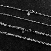 Load image into Gallery viewer, Rope Chain (White Gold) 3mm
