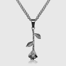Load image into Gallery viewer, Rose Pendant (White Gold)
